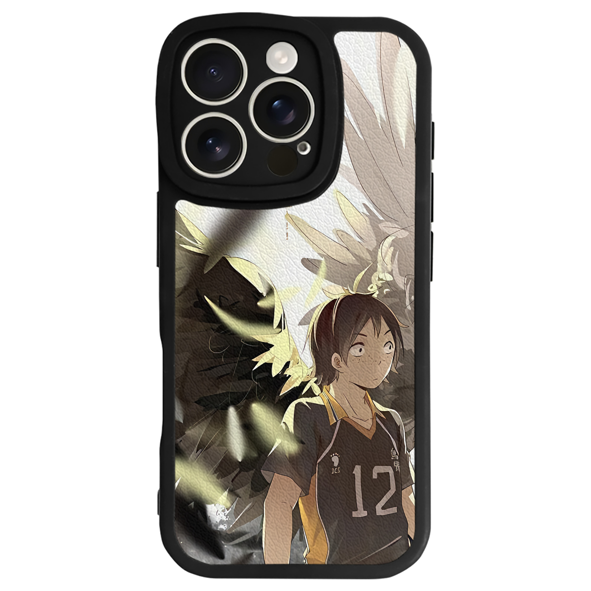 （画像用） ハイキュー!! Haikyu!! 【iPhone 16シリーズ対応】シリコンスマホケース（レザー調） 材質：シリコン